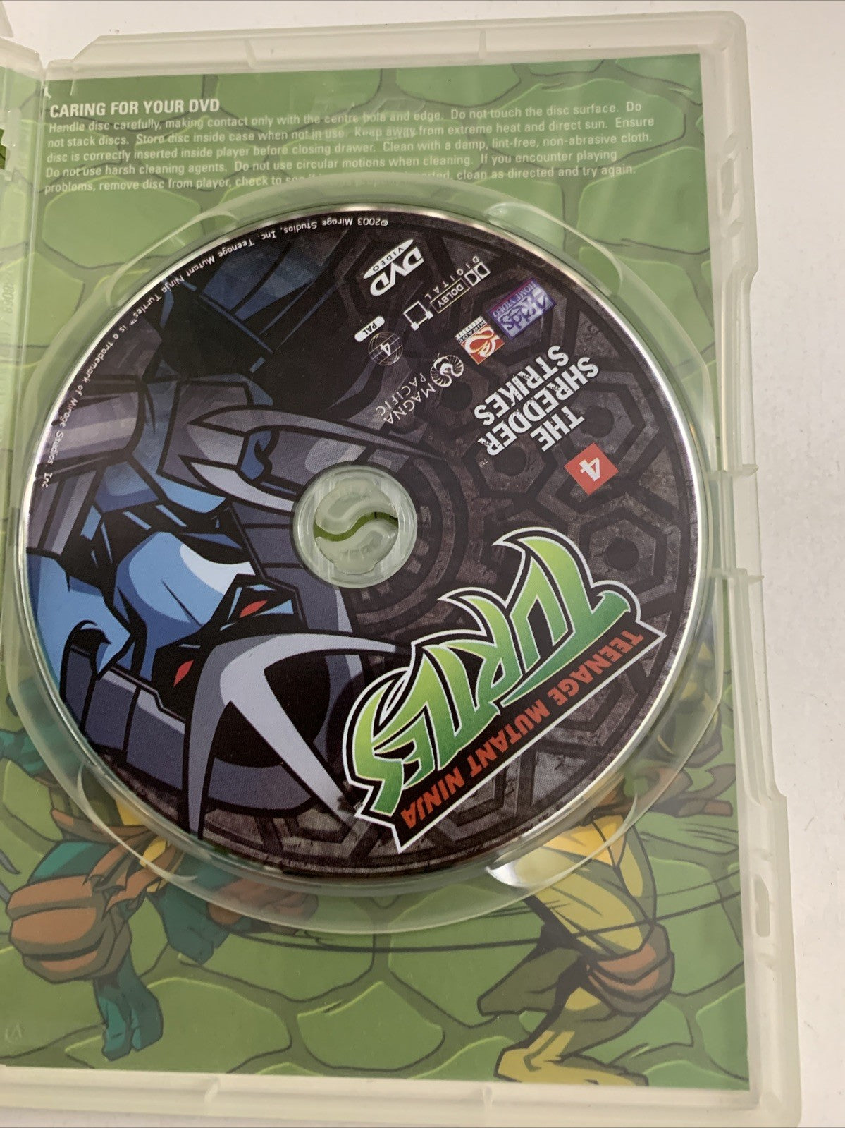 Teenage Mutant Ninja Turtles: The Shredder Strikes (DVD, 2003) Region 4