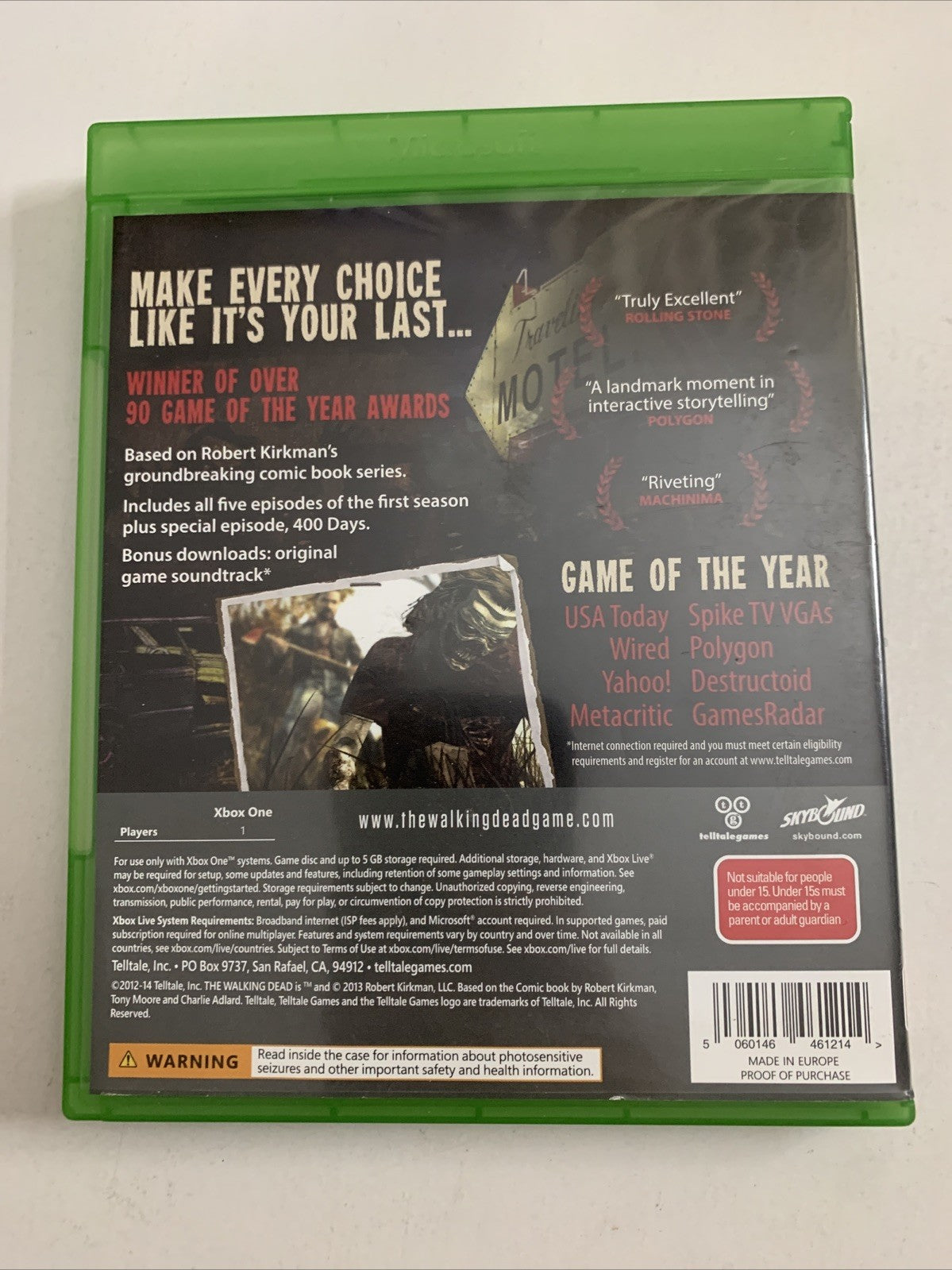 The Walking Dead Complete First Season Plus 400 Days Microsoft Xbox One