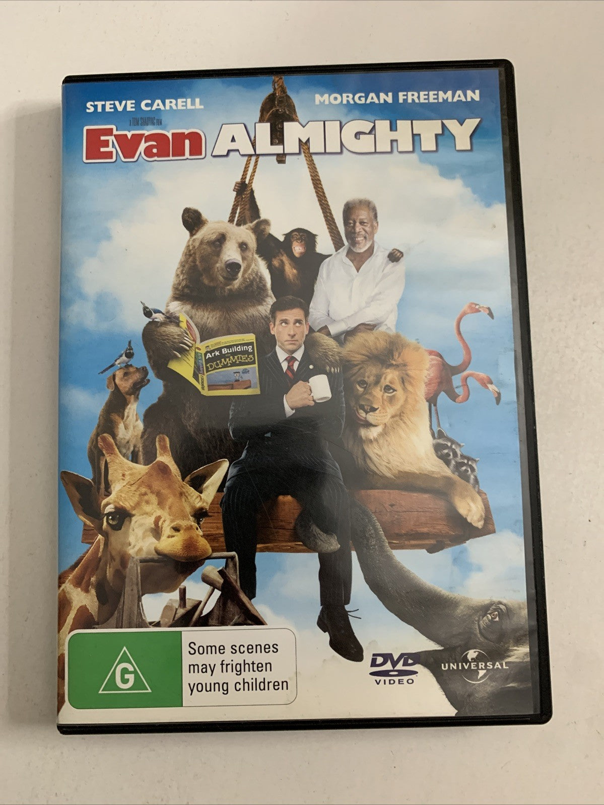 Evan Almighty (DVD, 2007) Steve Carell, Morgan Freeman  Region 4 &2