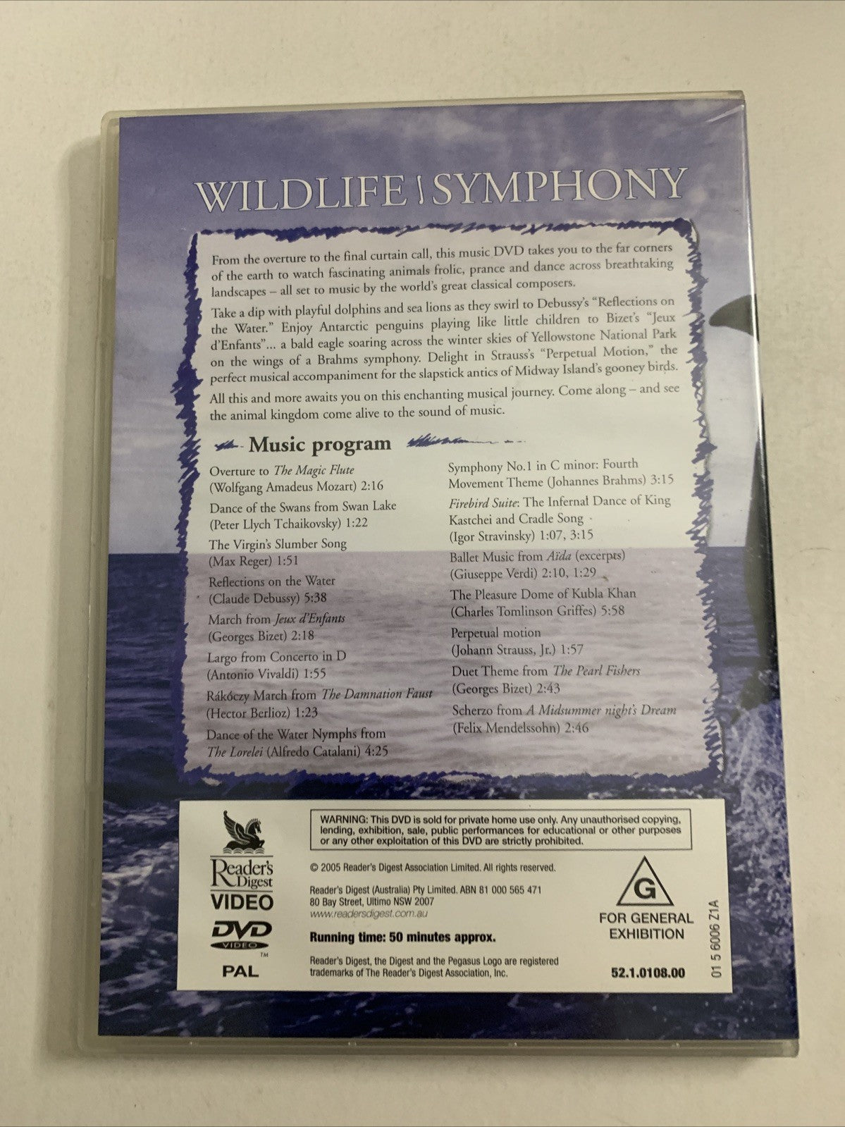 Wildlife Symphony: A Musical Celebration In Nature (DVD, 2005) All Regions