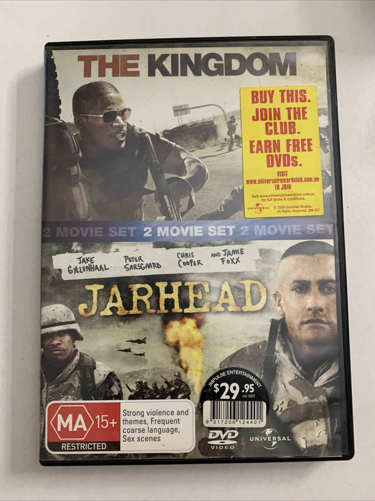 The Kingdom / Jarhead (DVD, 2007) Jamie Foxx  Region 4 &2