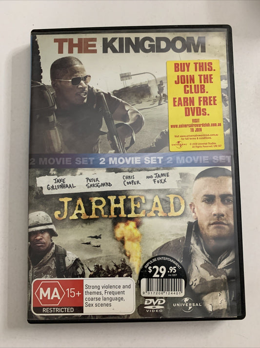 The Kingdom / Jarhead (DVD, 2007) Jamie Foxx  Region 4 &2