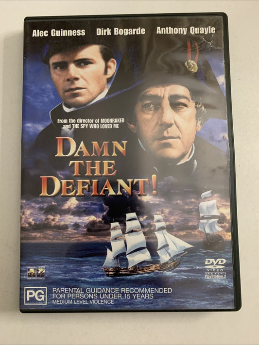 Damn The Defiant (DVD, 1962) Alec Guinness, Dirk Bogarde, Anthony Quayle Region4