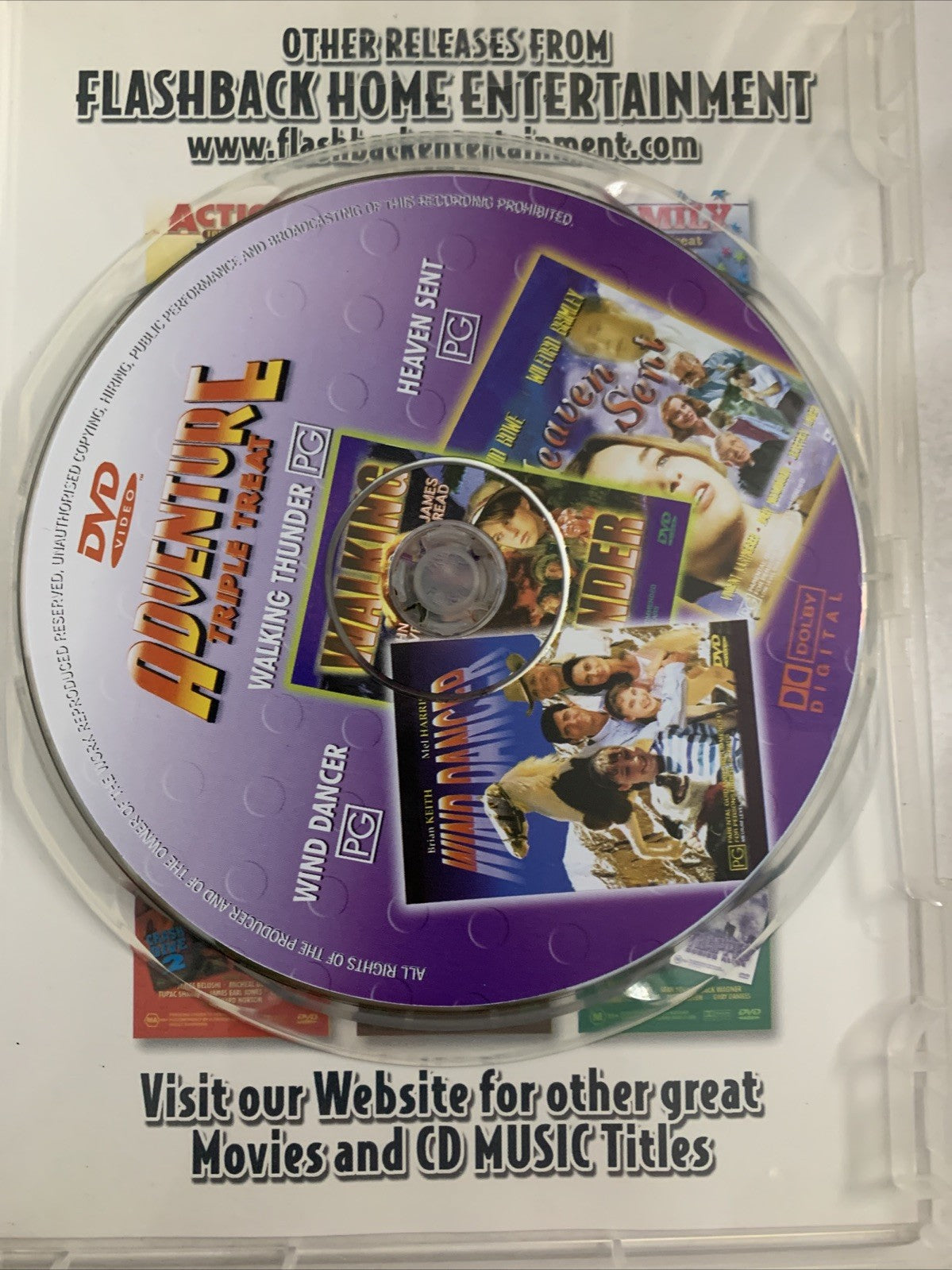 Wind Dancer / Walking Thunder / Heaven Sent (DVD) Region 4