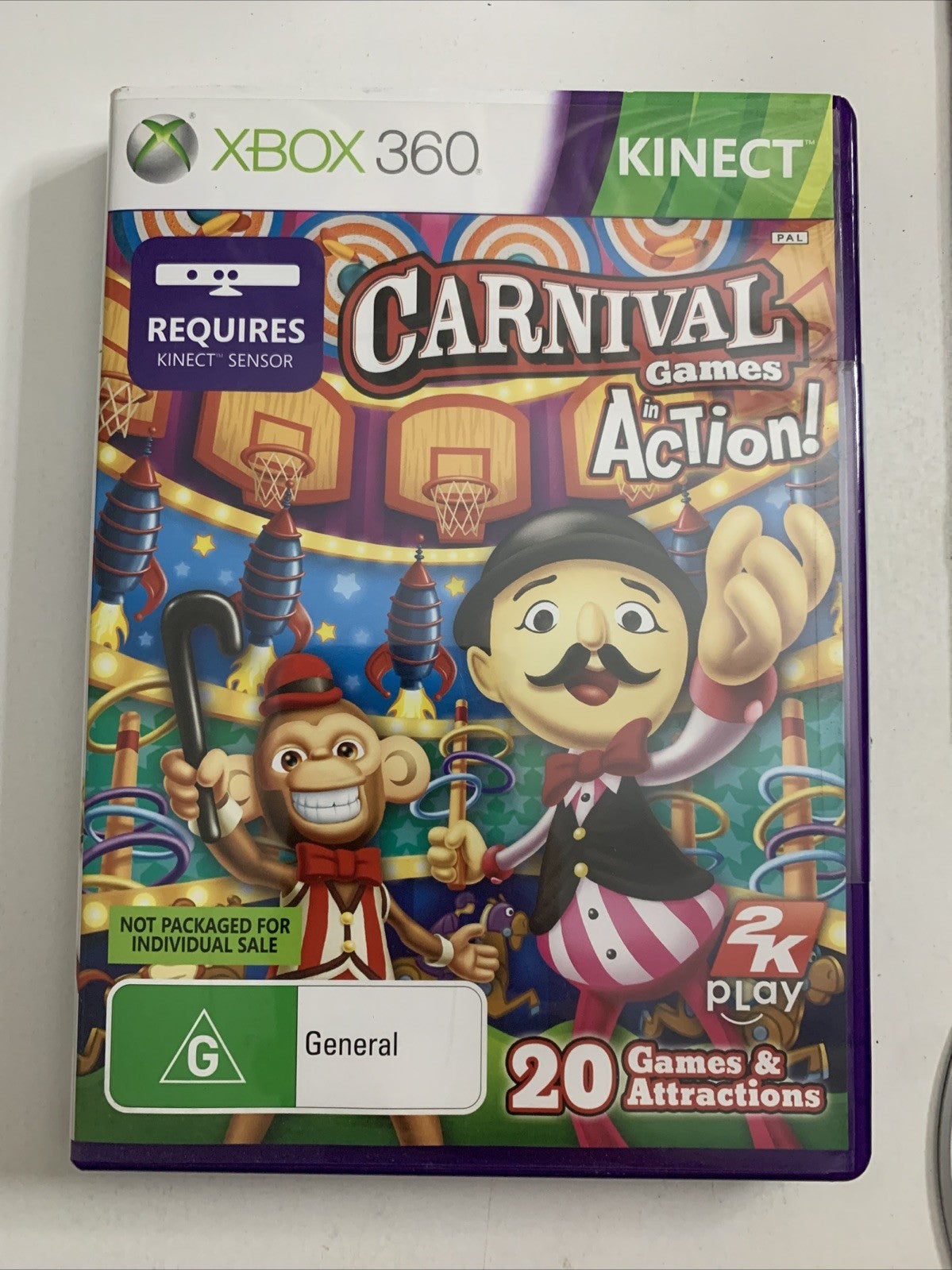 Carnival Games In Action  Microsoft XBOX 360 PAL Game