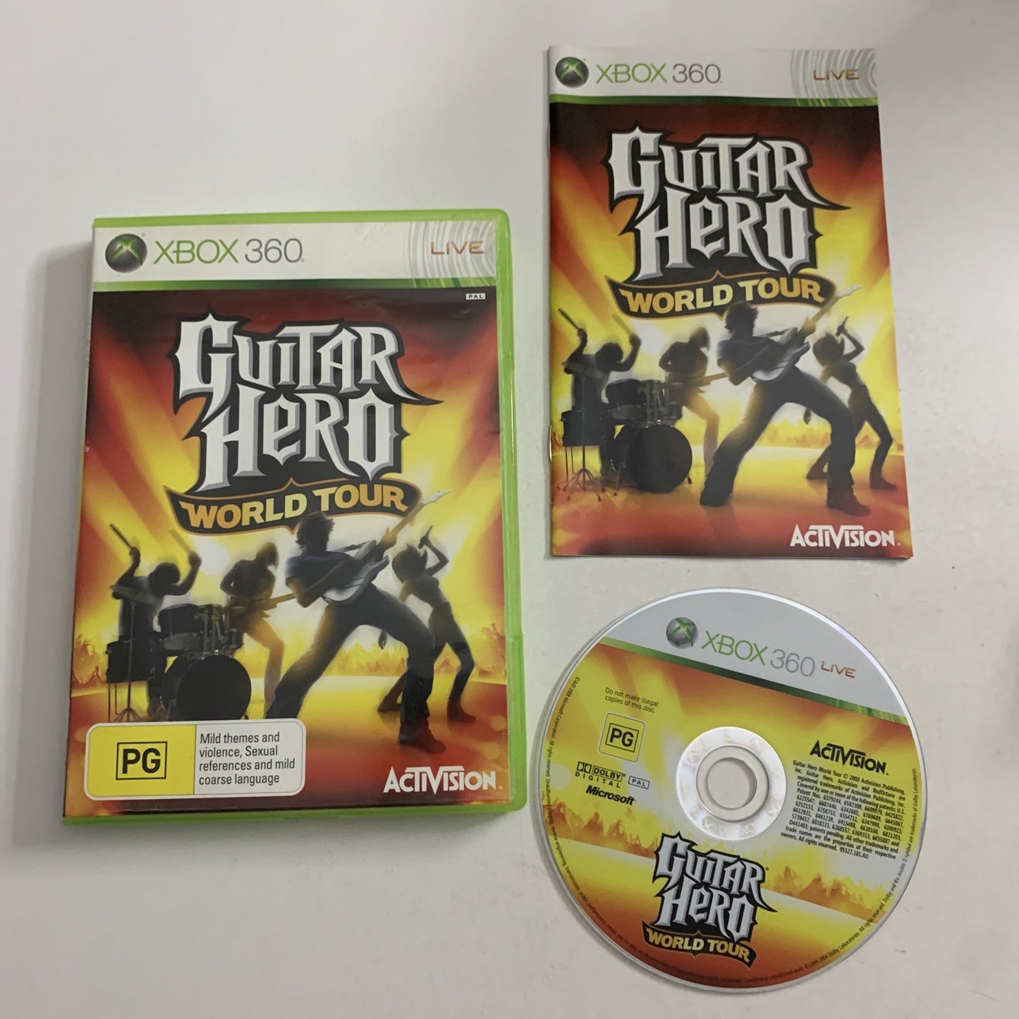 Guitar Hero World Tour Microsoft XBOX 360 PAL 2008 Game