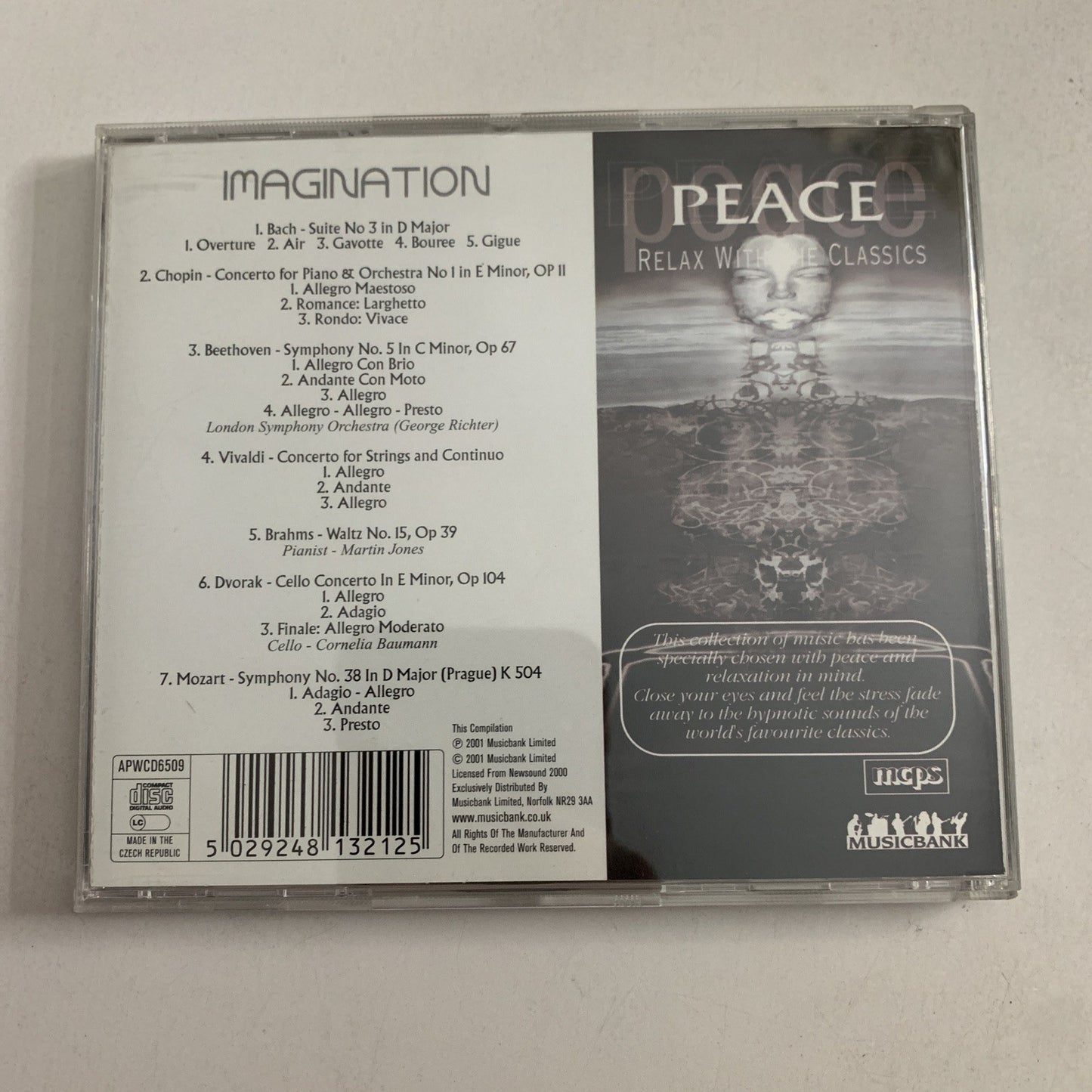 Imagination : Peace Relax With The Classics (CD, 2001) Album