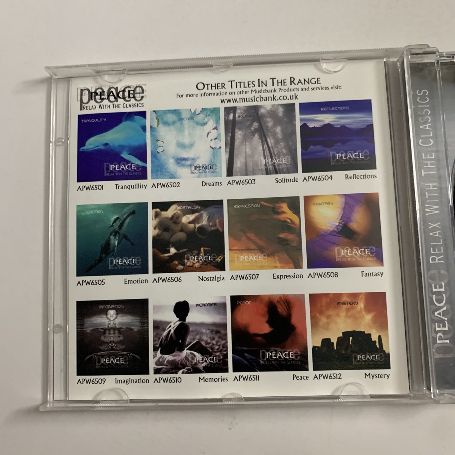 Imagination : Peace Relax With The Classics (CD, 2001) Album