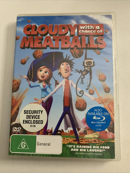Cloudy With A Chance Of Meatballs (DVD, 2009)  Animation Region 4