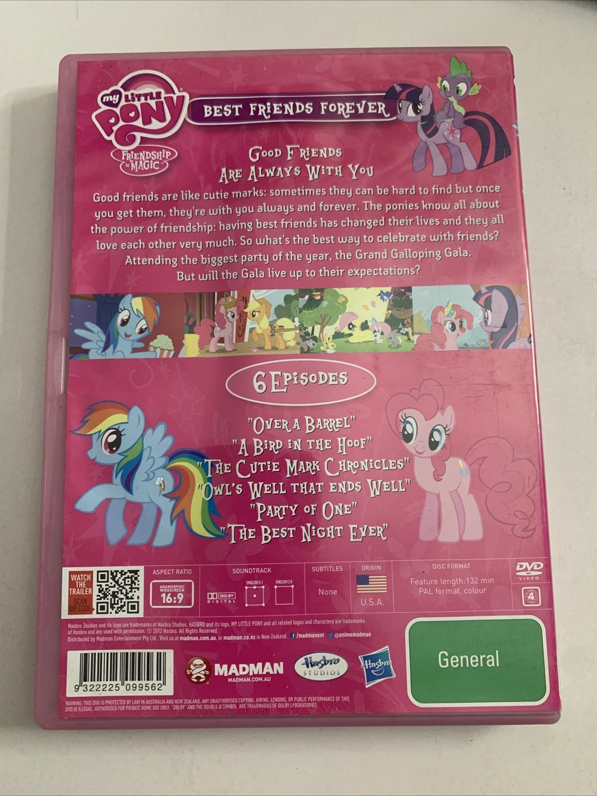 My Little Pony Friendship Is Magic : Best Friends Forever (DVD, 2010) Region 4