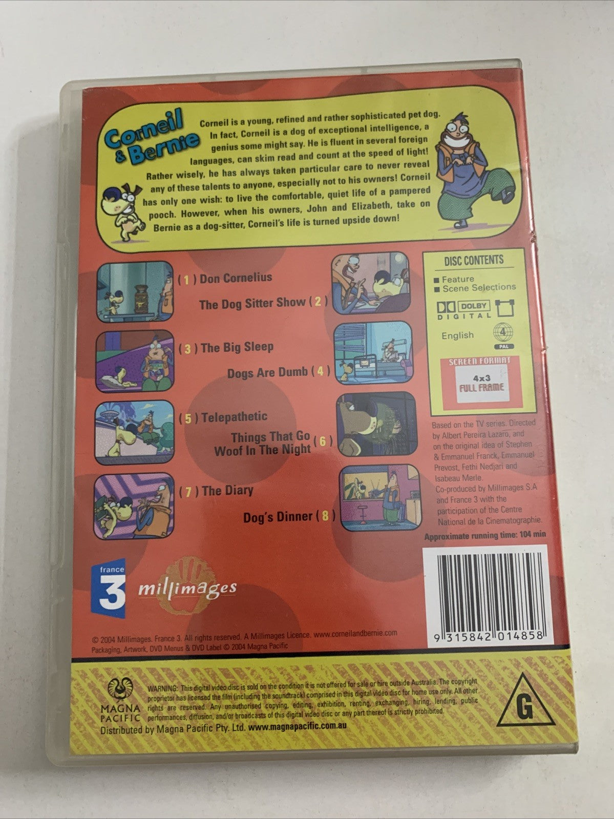 Corneil & Bernie : Volume 4 (DVD, 2003) Animation Region 4