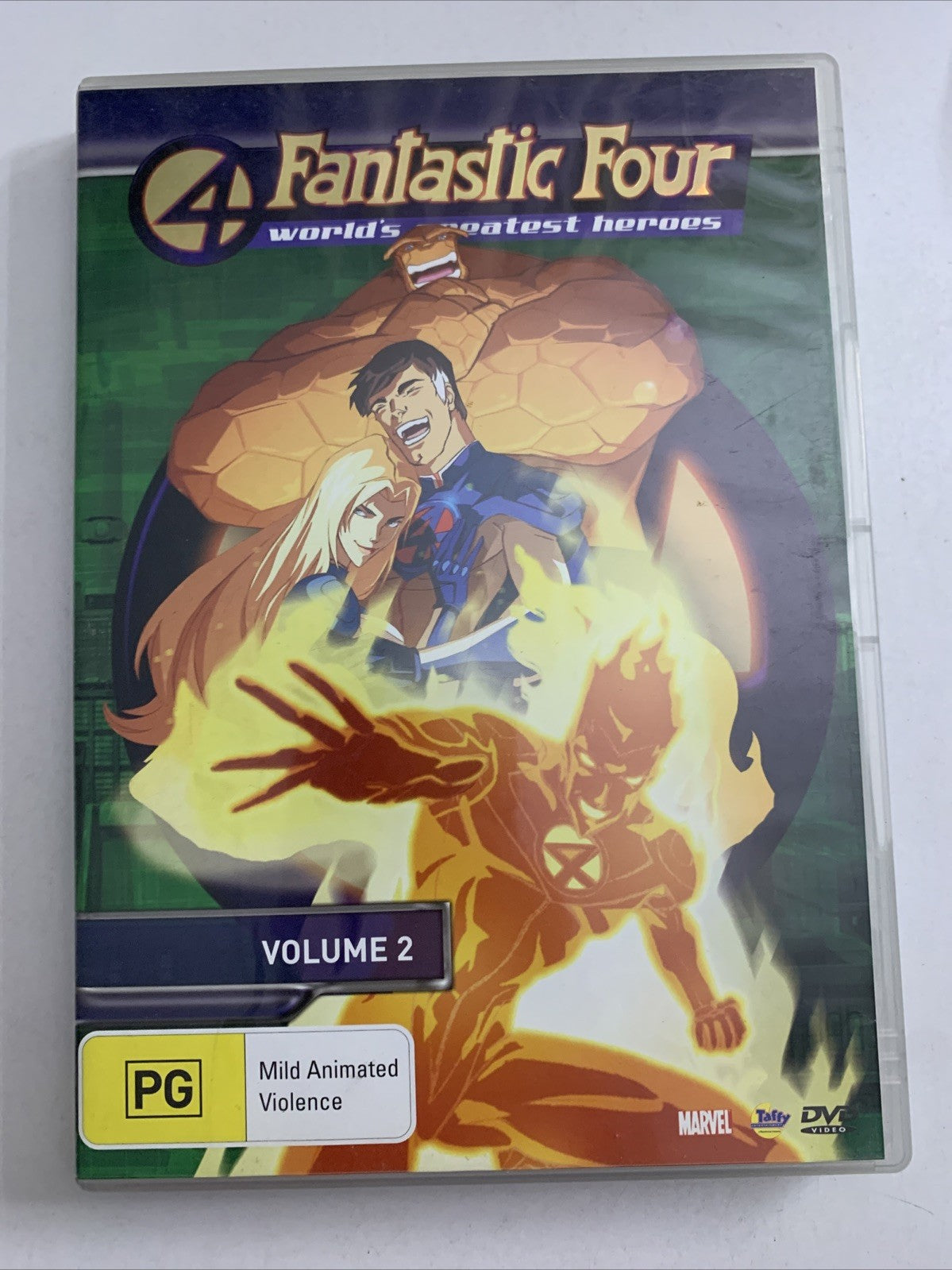 Fantastic Four World's Greatest Heroes : Volume 2 (DVD, 1994) Animation Region 4