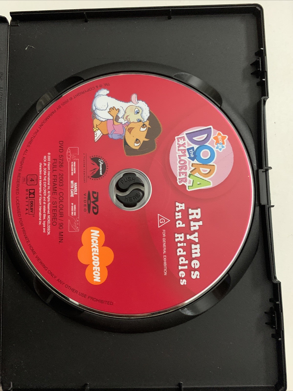 Dora The Explorer Rhymes & Riddles (DVD, 2000) Nickelodeon Region 4