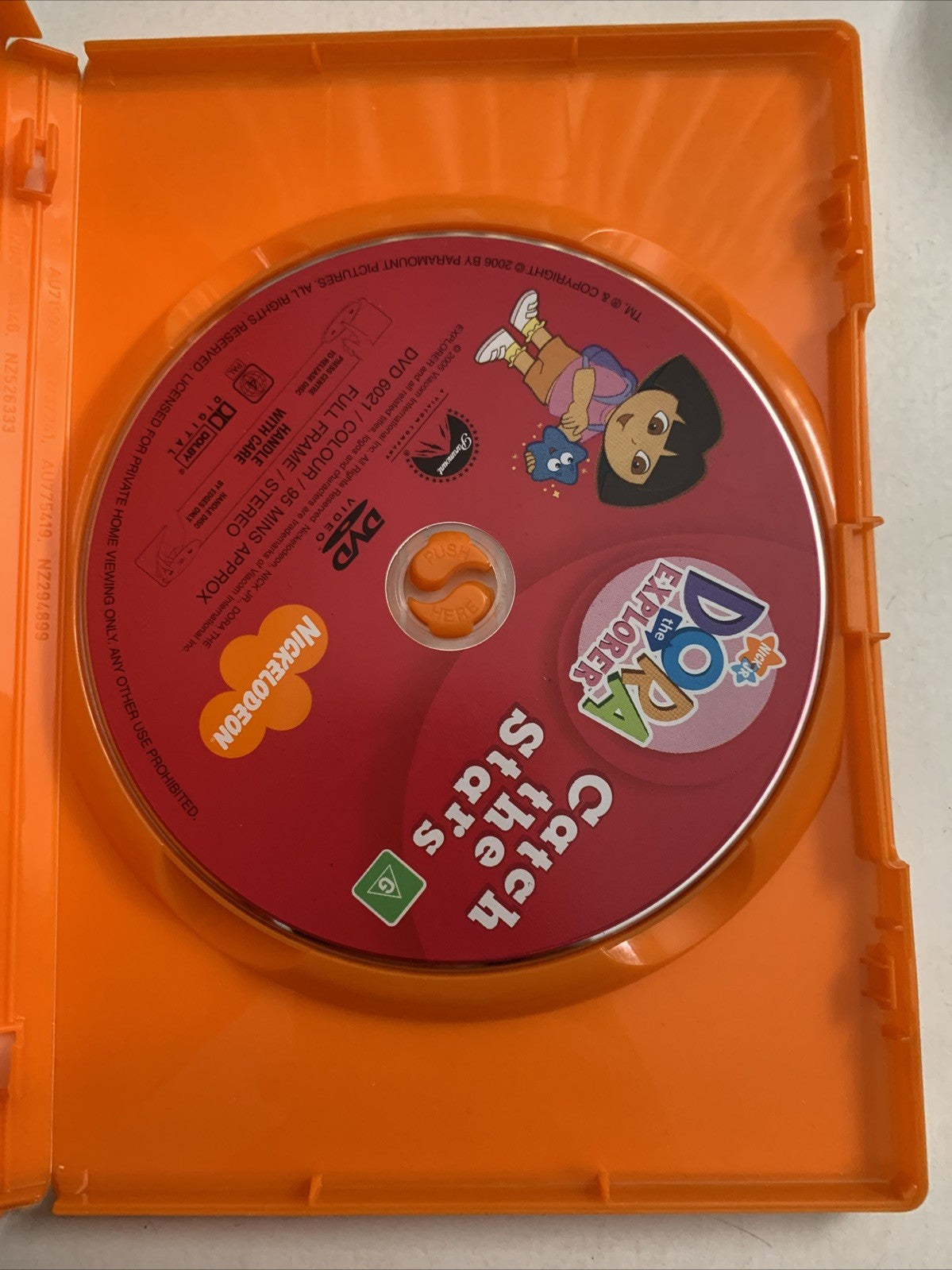Dora The Explorer Catch The Stars (DVD, 2000) Nickelodeon Animation Region 4