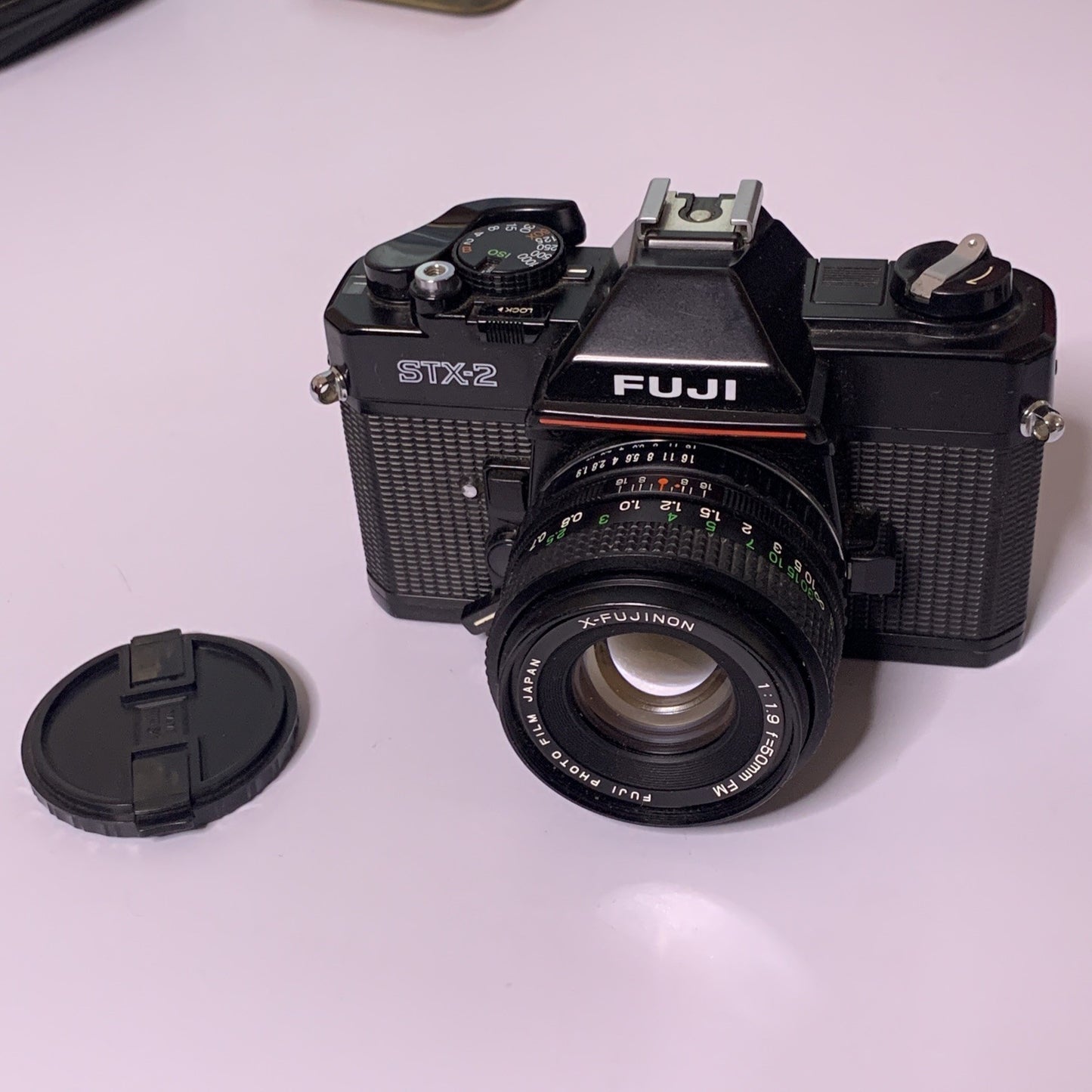 Fuji STX-2 35mm SLR Film Camera 50mm f/1.9-16 Lens