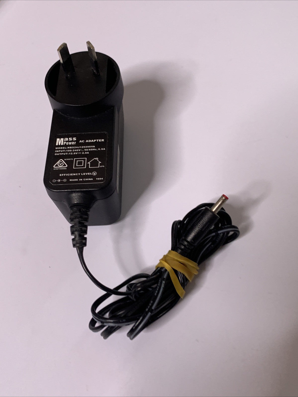 Mass Power NBS24J120200VA AC Adapter 12V 2A Power Supply 3.5mm