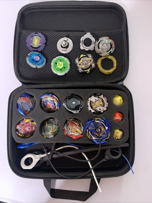 Genuine Beyblade And Carry Case Bulk Lot