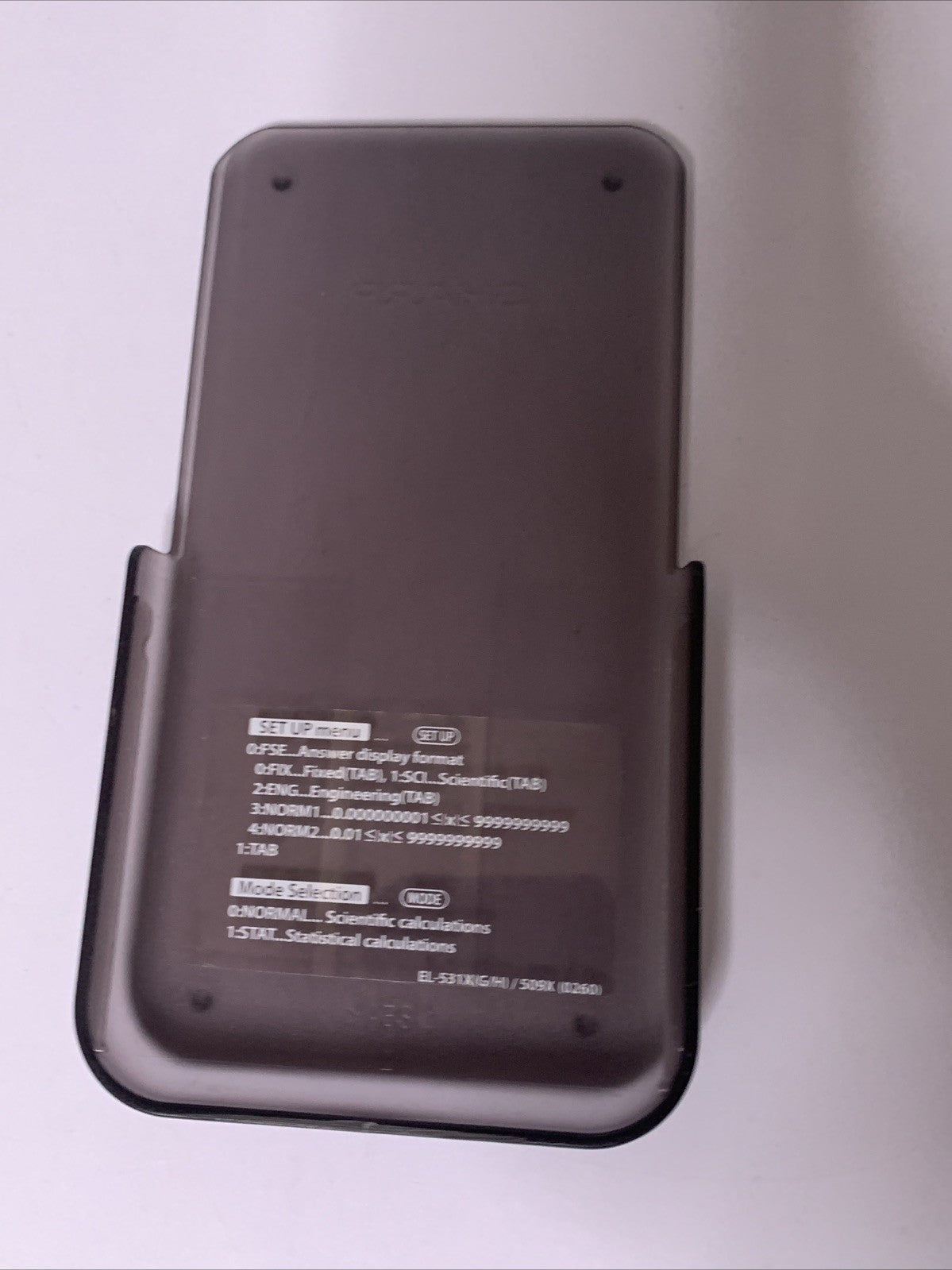 Sharp EL-531TH Scientific Calculator With Cover White