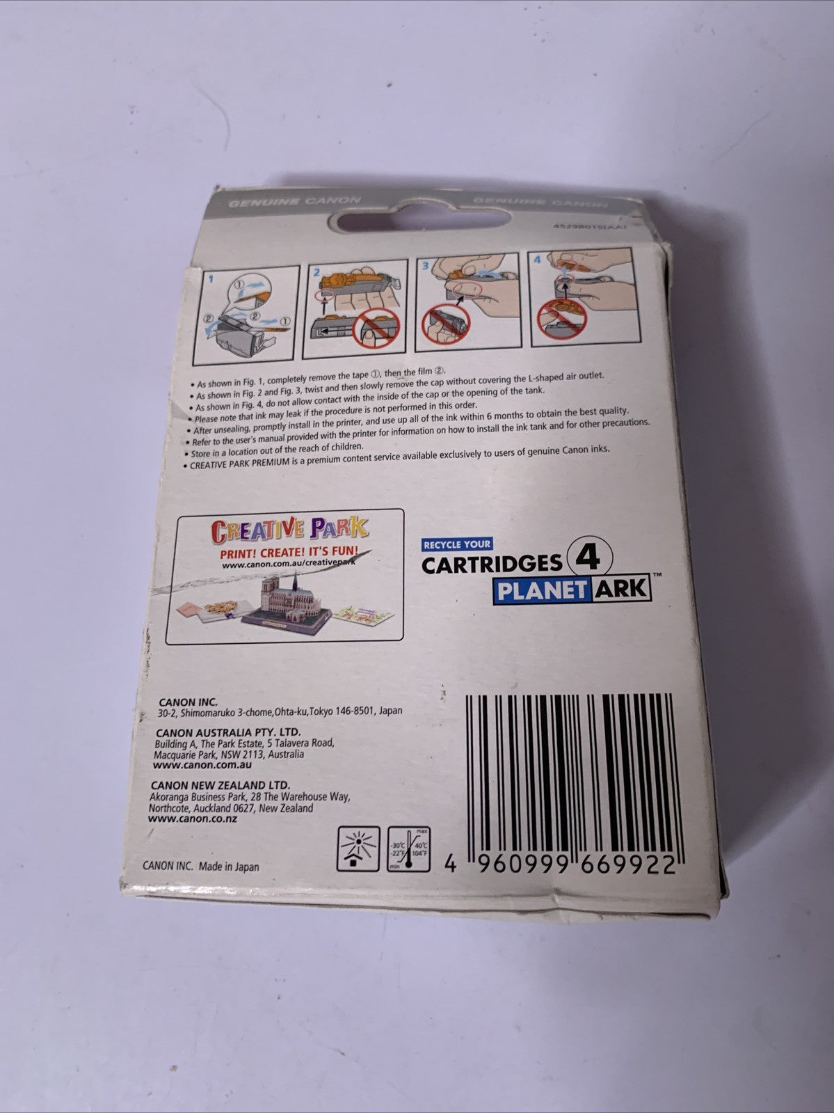 Canon PGI 525 Black Ink Cartridge For Canon PIXMA Printer NEW