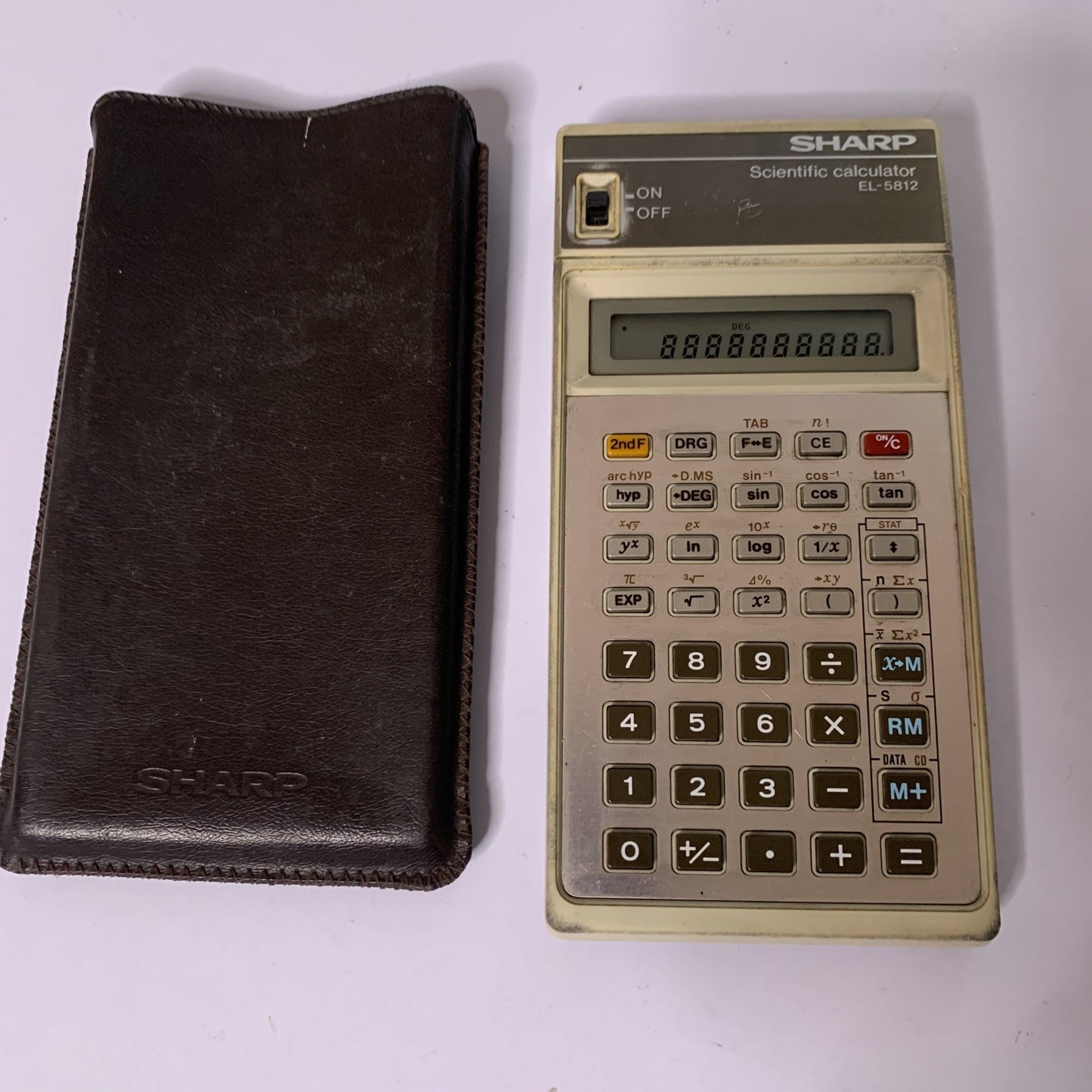 Sharp EL-5812 Scientific Calculator Retro Vintage Made In Japan