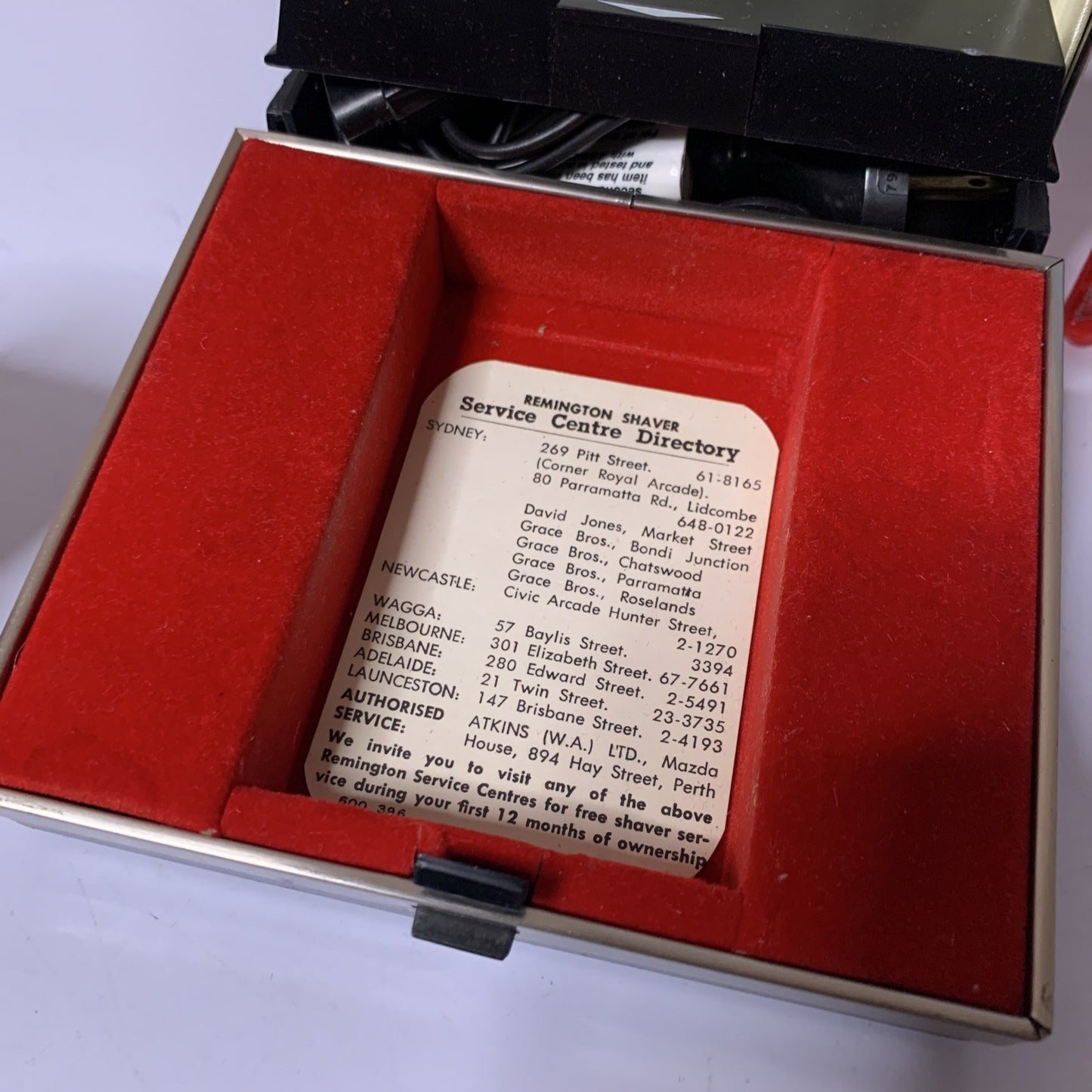 Remington Electric Shaver Vintage Model B-Y N52 Made In Australia