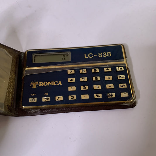 Tronica LC-838 Calculator Vintage Retro