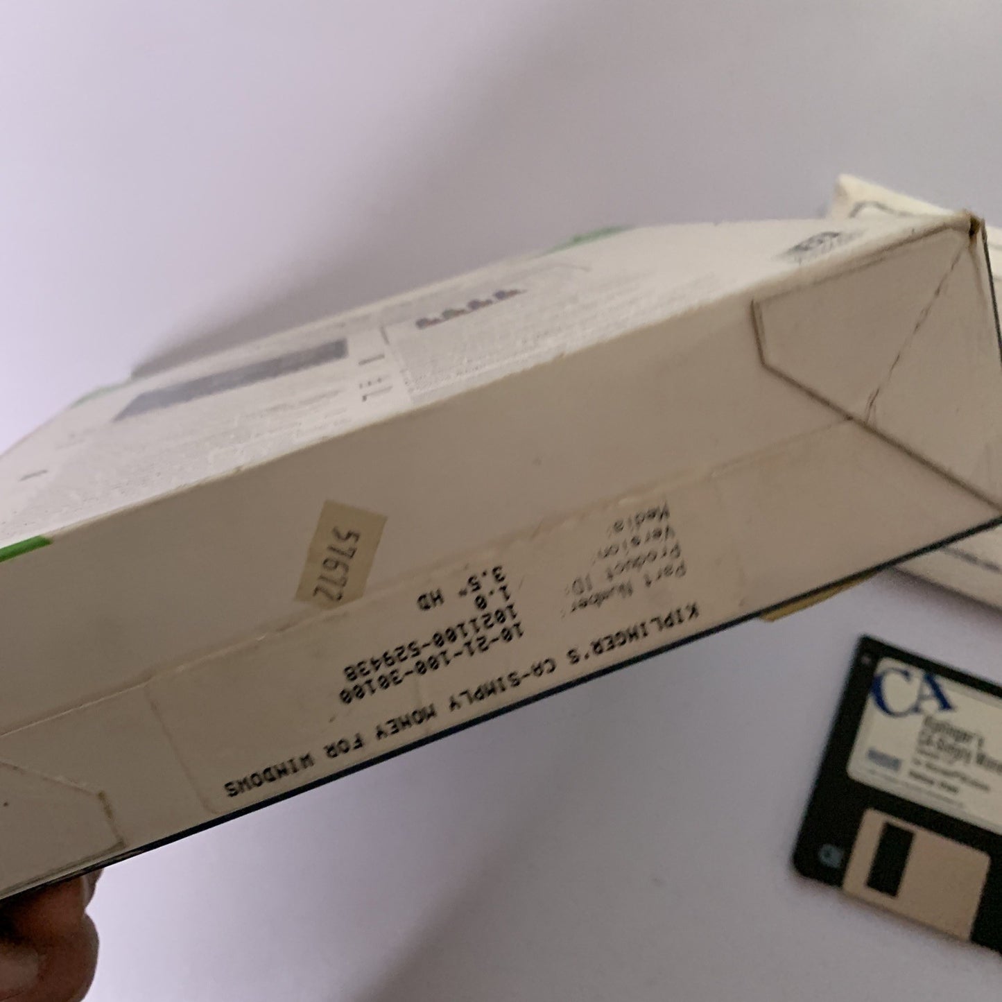 Kiplingers CA-Simply Money Vintage Software For Windows 3.5" Floppy With Box