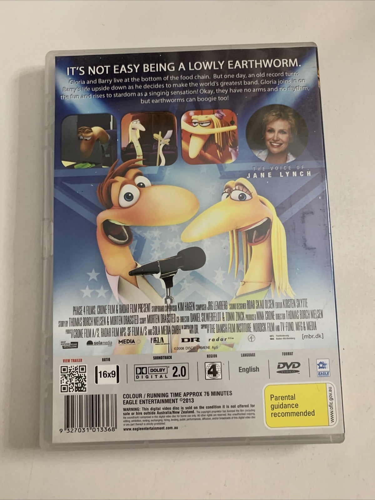 Rock Stars (DVD, 2008) Jane Lynch Animated Film Region 4