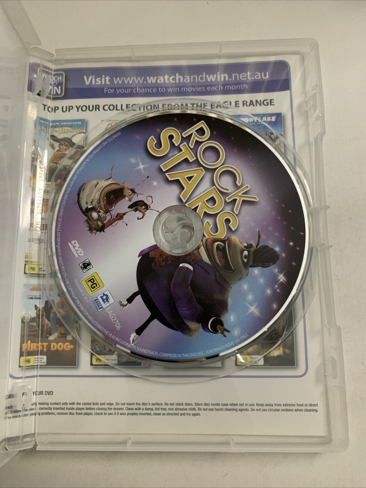 Rock Stars (DVD, 2008) Jane Lynch Animated Film Region 4