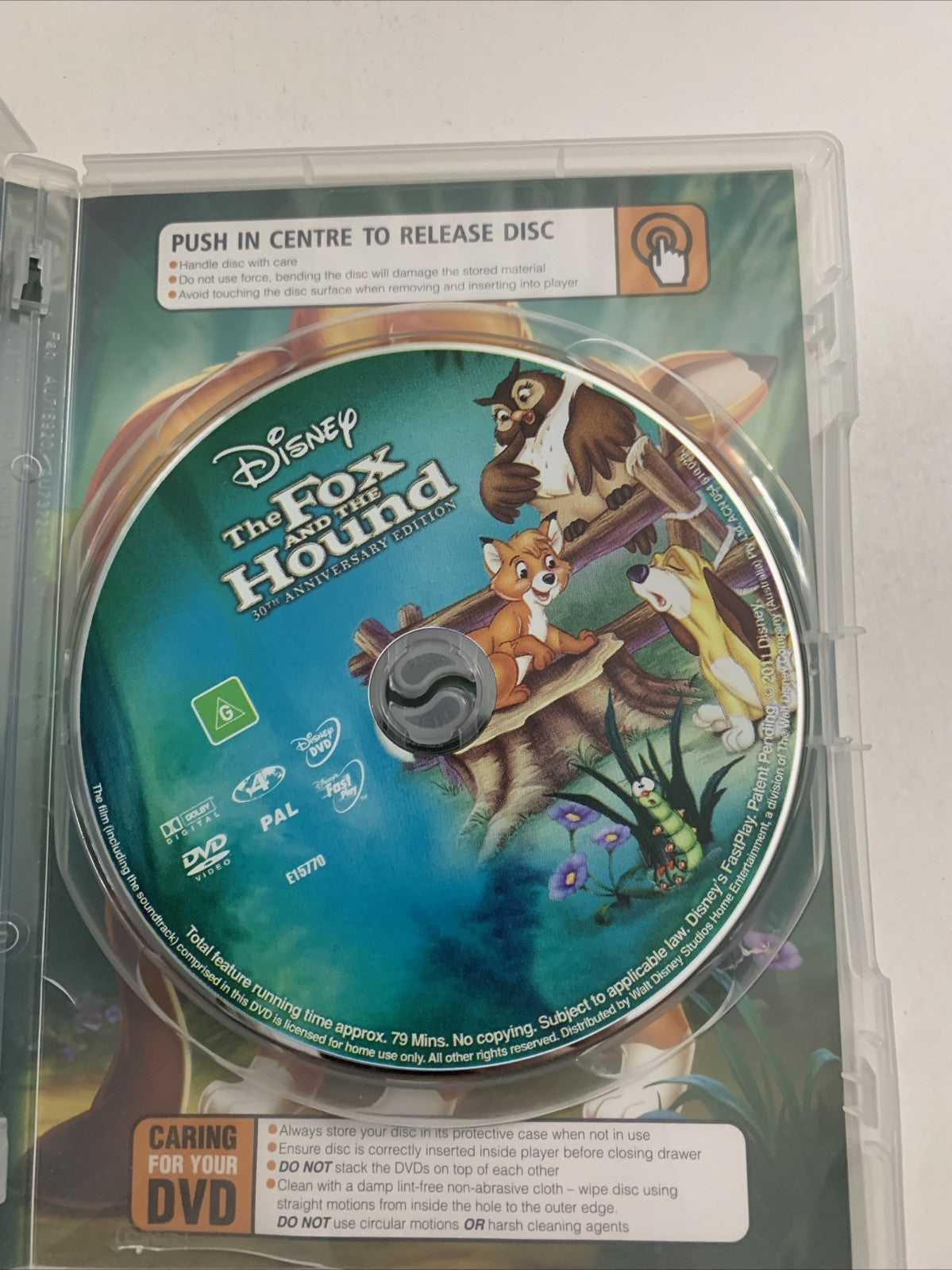 The Fox And The Hound : 30th Anniversary Edition (DVD, 1981) Disney Animation