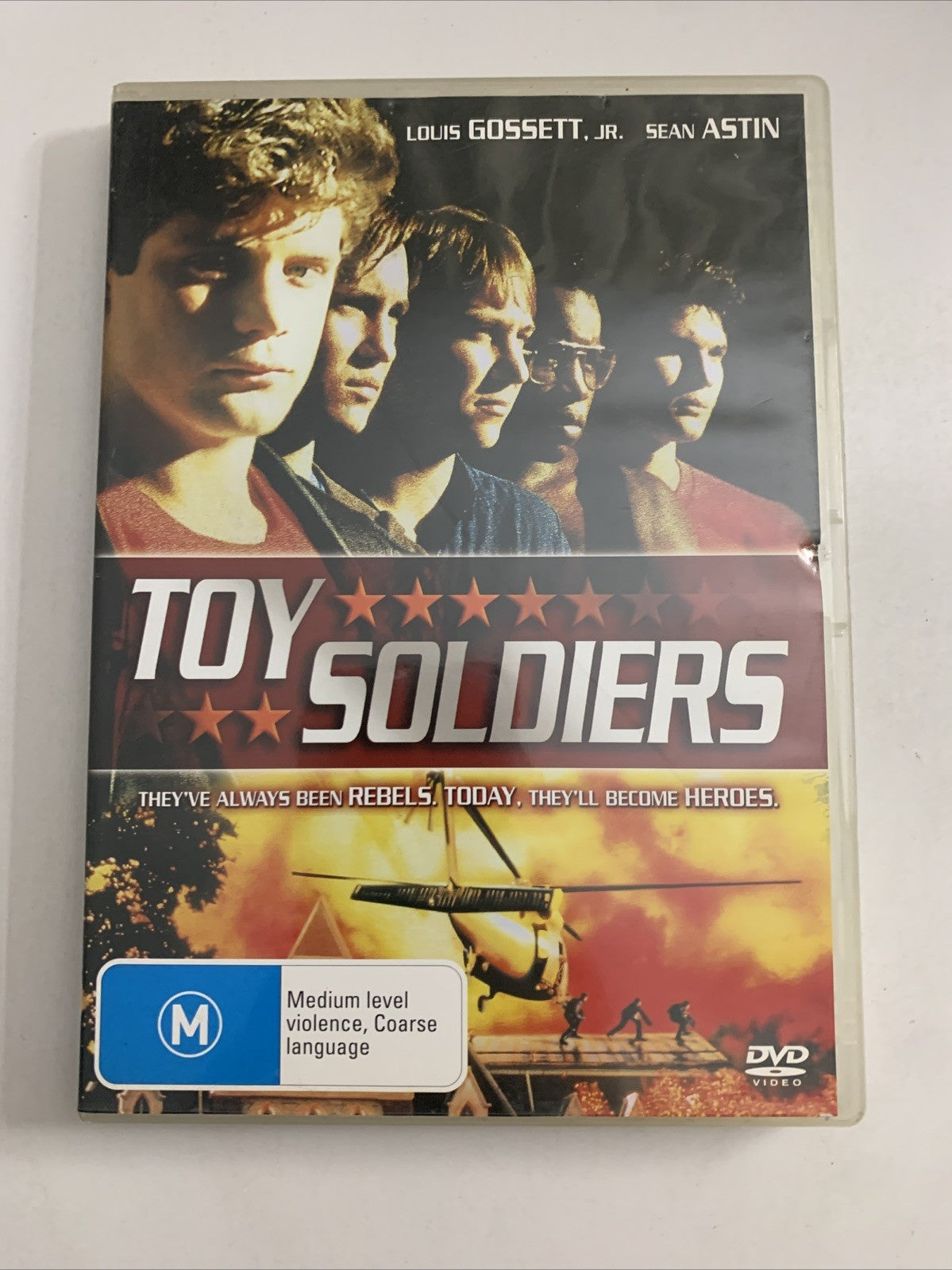 Toy Soldiers (DVD, 1991) Sean Astin, Louis Gossett Jr., Wil Wheaton  Region 4