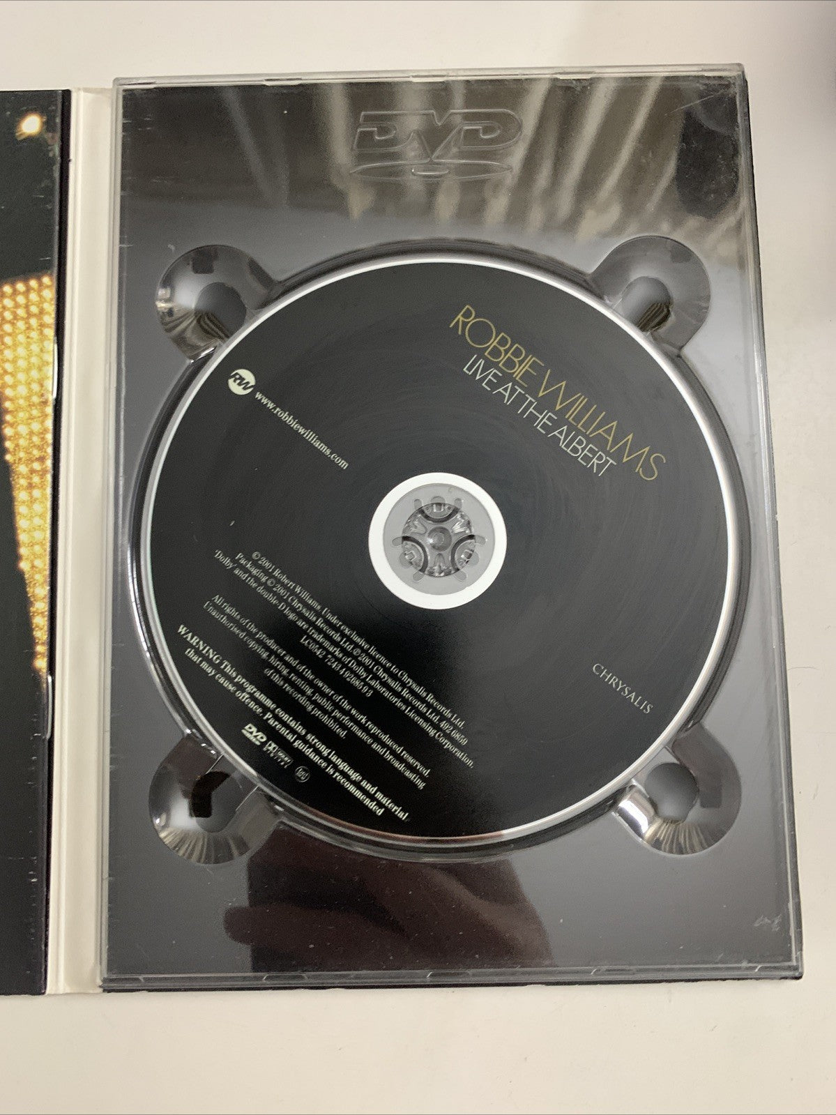 Robbie Williams : Live At The Albert (DVD, 2001) All Regions