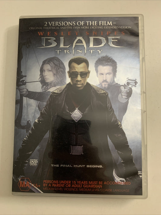 Blade Trinity (DVD, 2004, 2-Disc Edition) Wesley Snipes Region 4