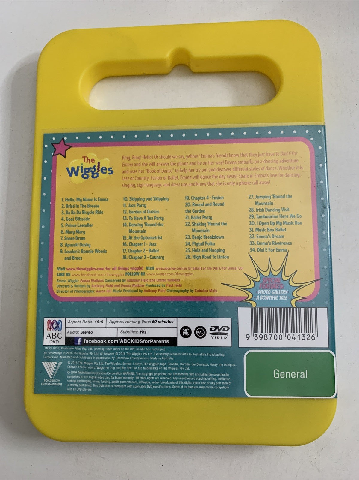 The Wiggles : Dial E For Emma (DVD, 2016) ABC For Kids  Region 4