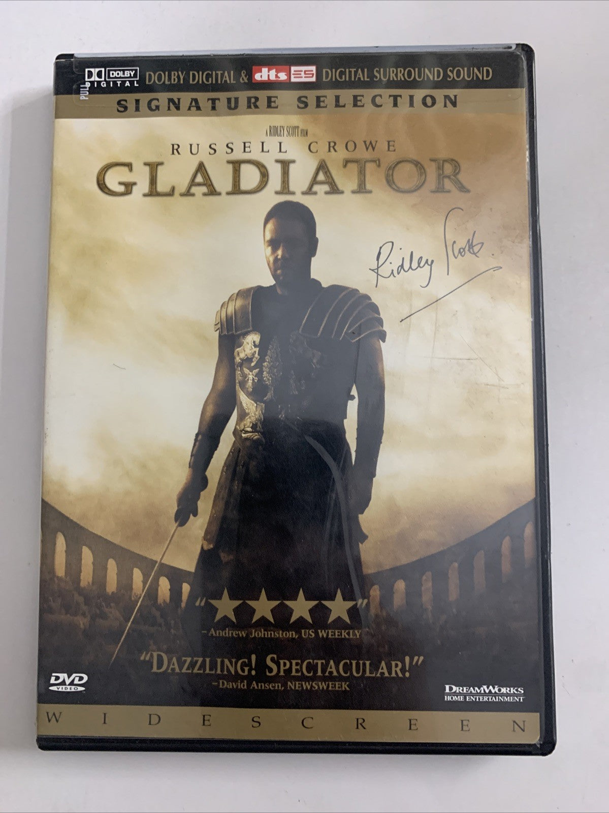 Gladiator : Signature Selection (DVD, 2000, 2-Disc Set) Russell Crowe  Region 1
