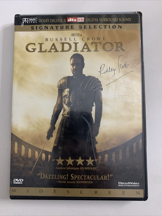 Gladiator : Signature Selection (DVD, 2000, 2-Disc Set) Russell Crowe  Region 1