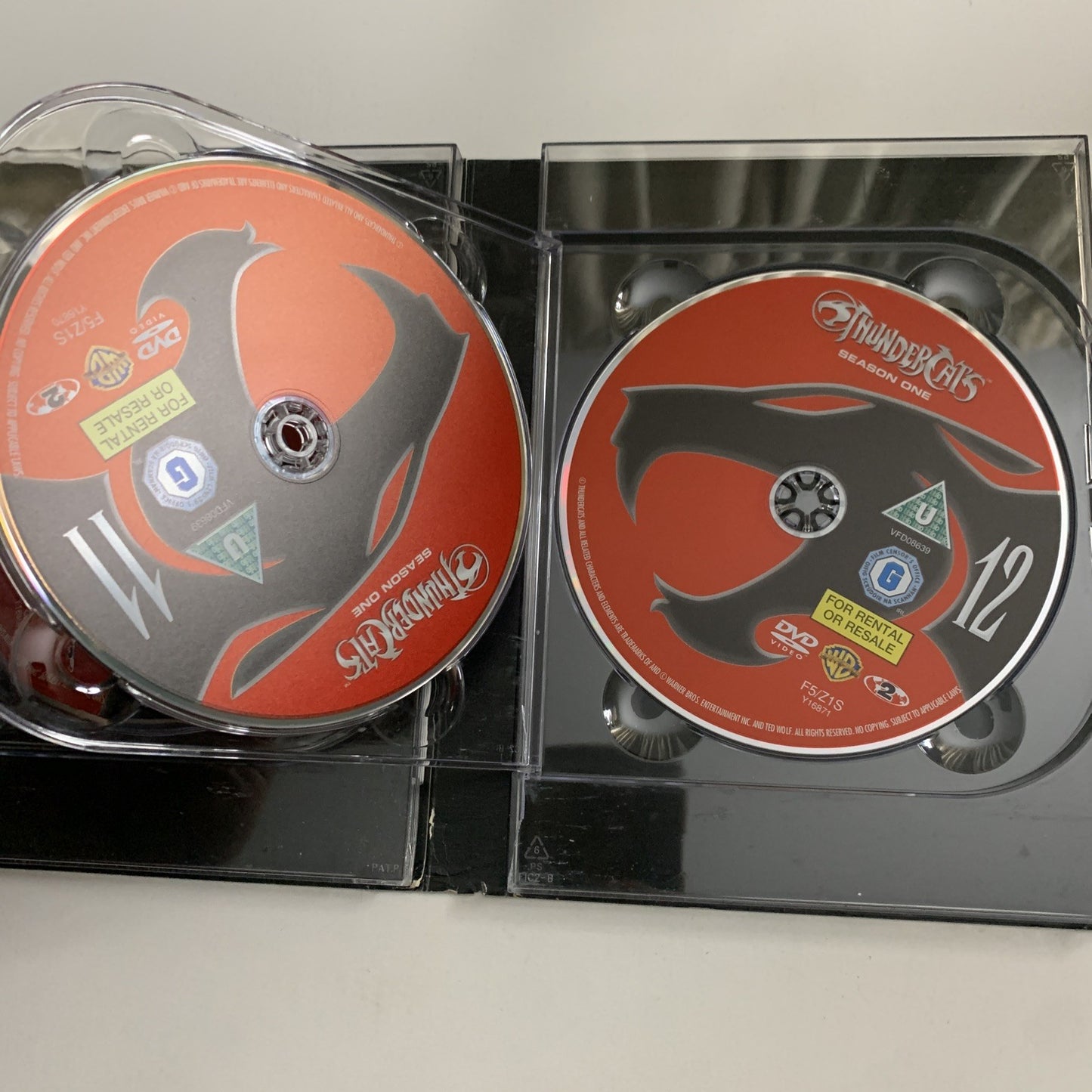 ThunderCats : Season 1 Disc 4-12 (DVD, 1985) Region 2