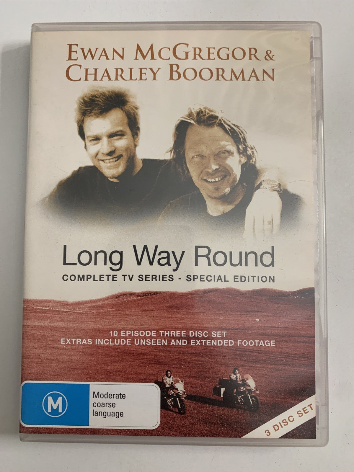 Long Way Round Complete TV Series (DVD, 2004) Ewan McGregor, Charley Boorman NEW