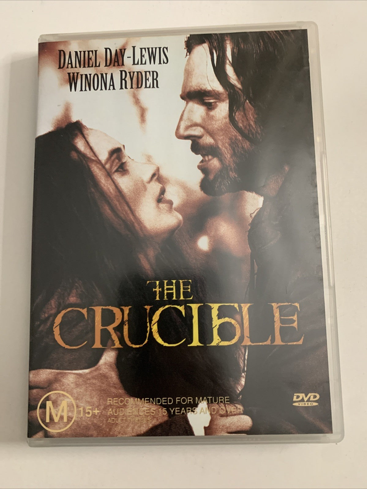 The Crucible (DVD, 1996) Daniel Day-Lewis, Winona Ryder  Region 4