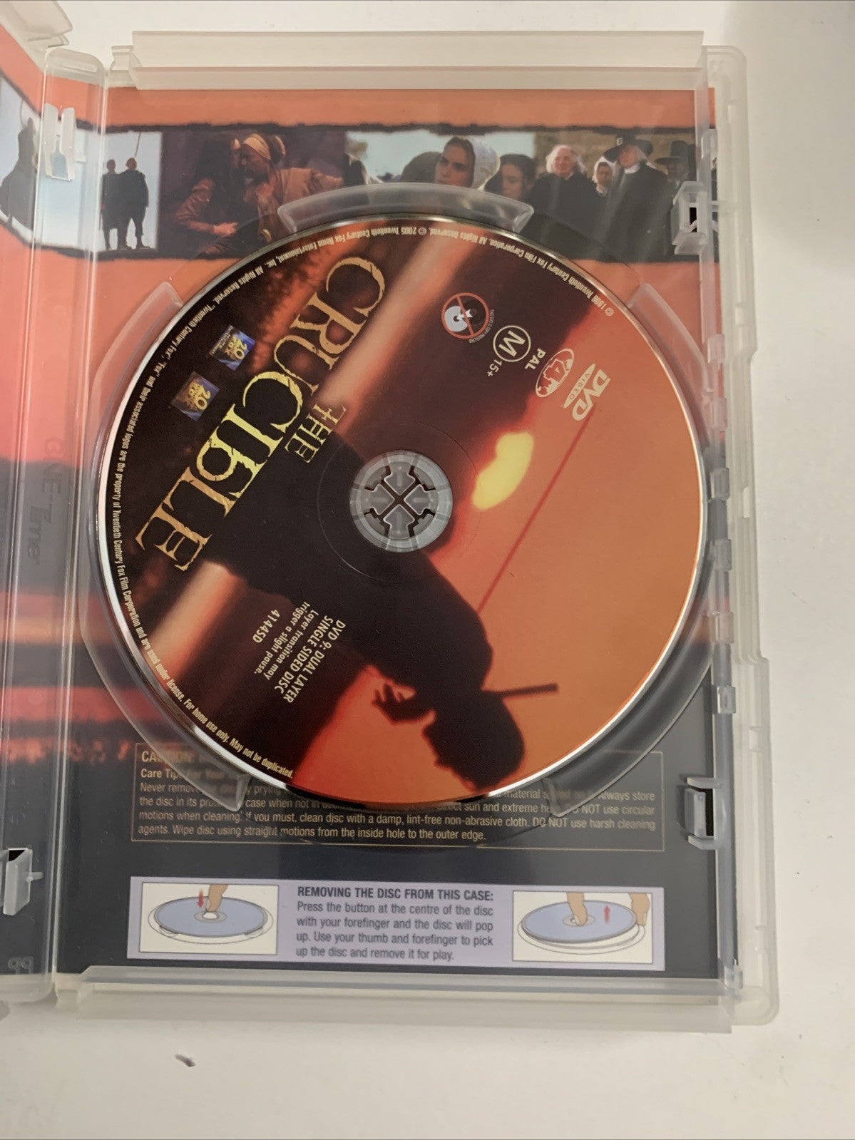 The Crucible (DVD, 1996) Daniel Day-Lewis, Winona Ryder  Region 4