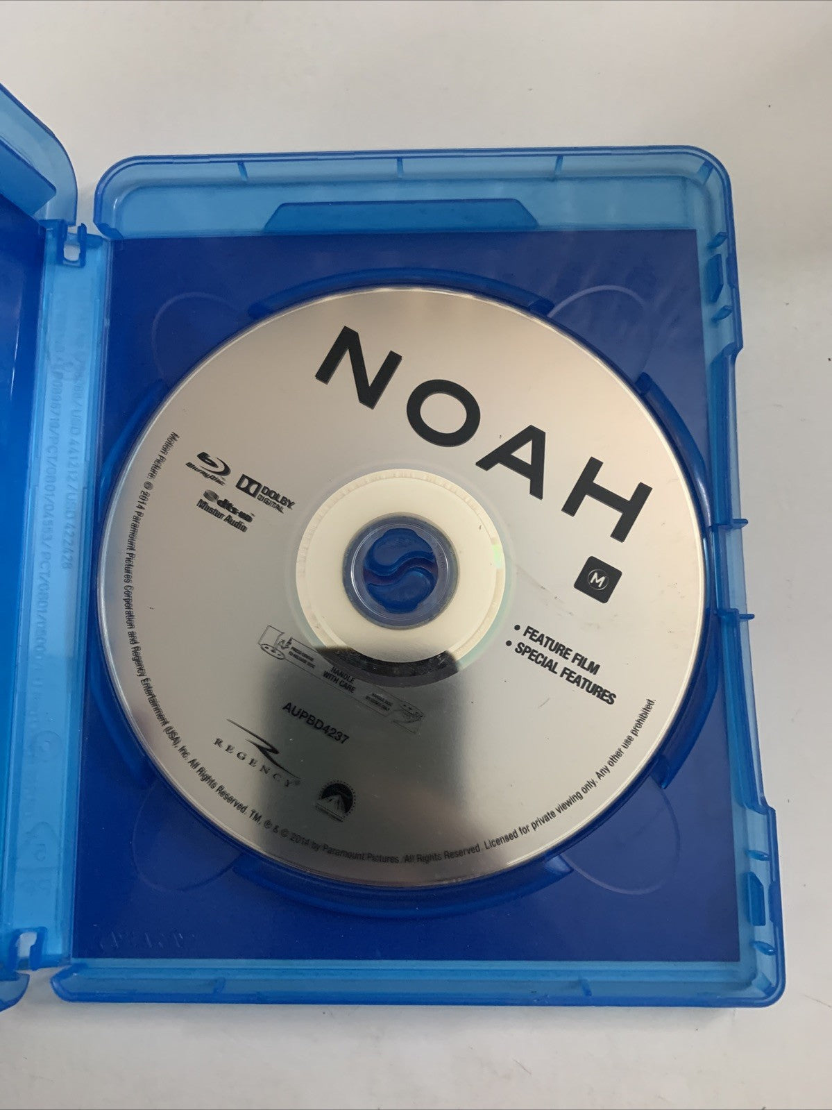 Noah (Blu-ray, 2014) Russell Crowe, Anthony Hopkins  Region B