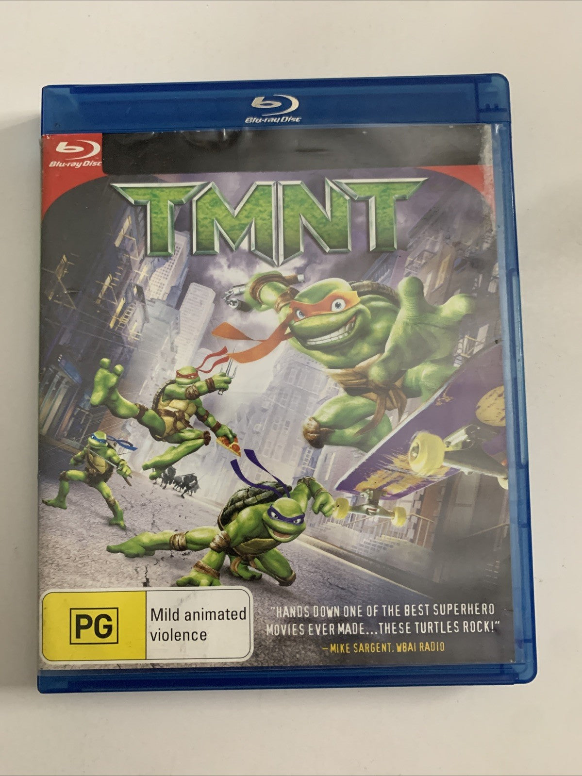 TMNT Teenage Mutant Ninja Turtles (Blu-ray, 2007) Animated Movie Region B