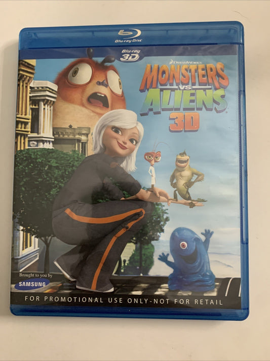 Monsters Vs Aliens 3D (Blu-ray, 2009)