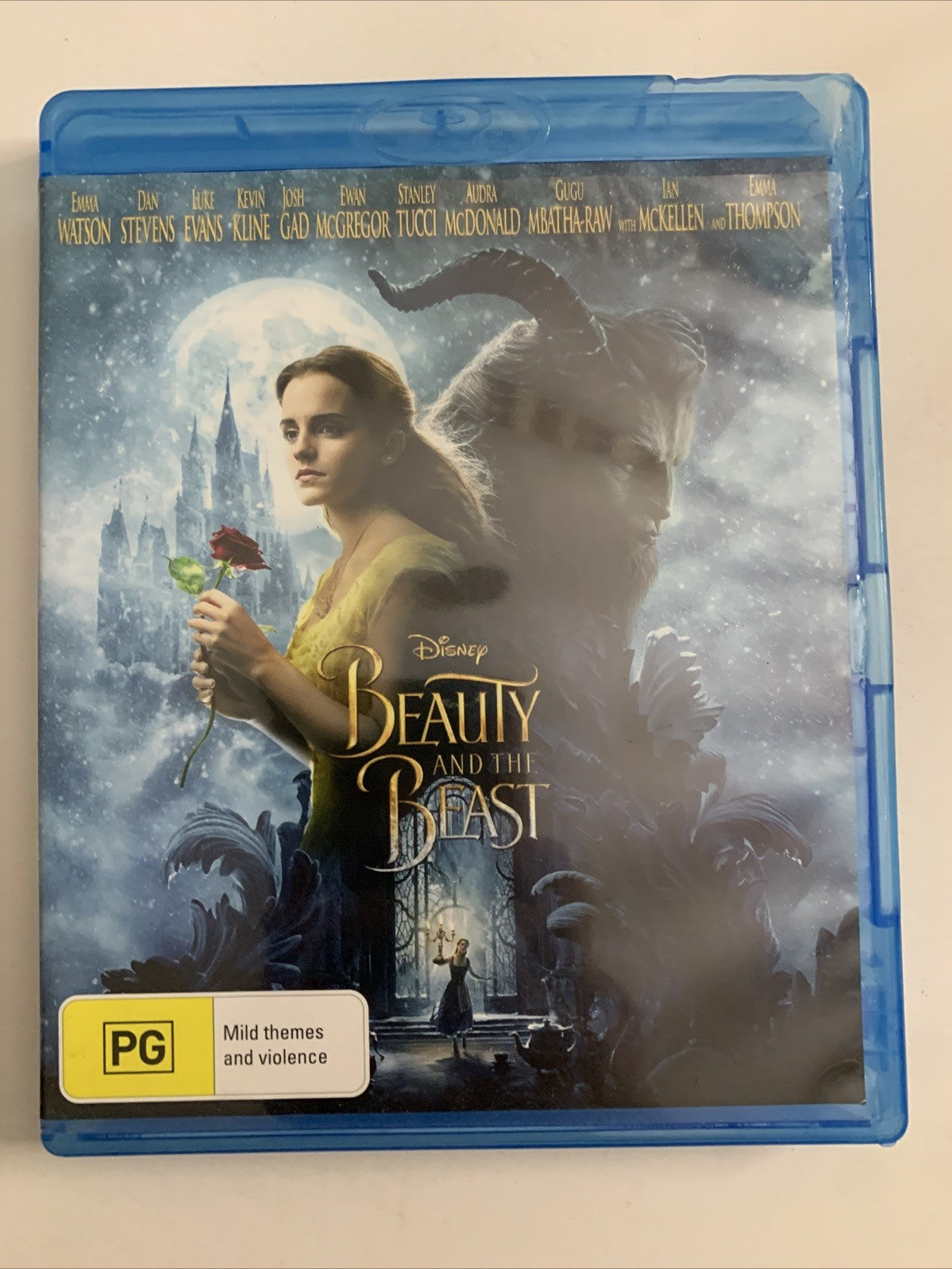 Beauty And The Beast (Blu-ray, 2017) Ewan McGregor, Ian McKellen, Emma Watson