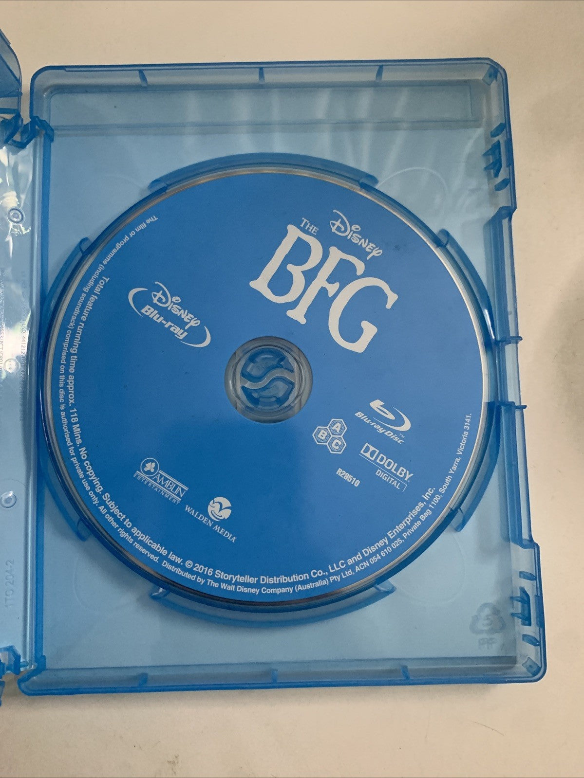 The BFG Big Friendly Giant (Blu-ray, 2016) Steven Spielberg Animated Film