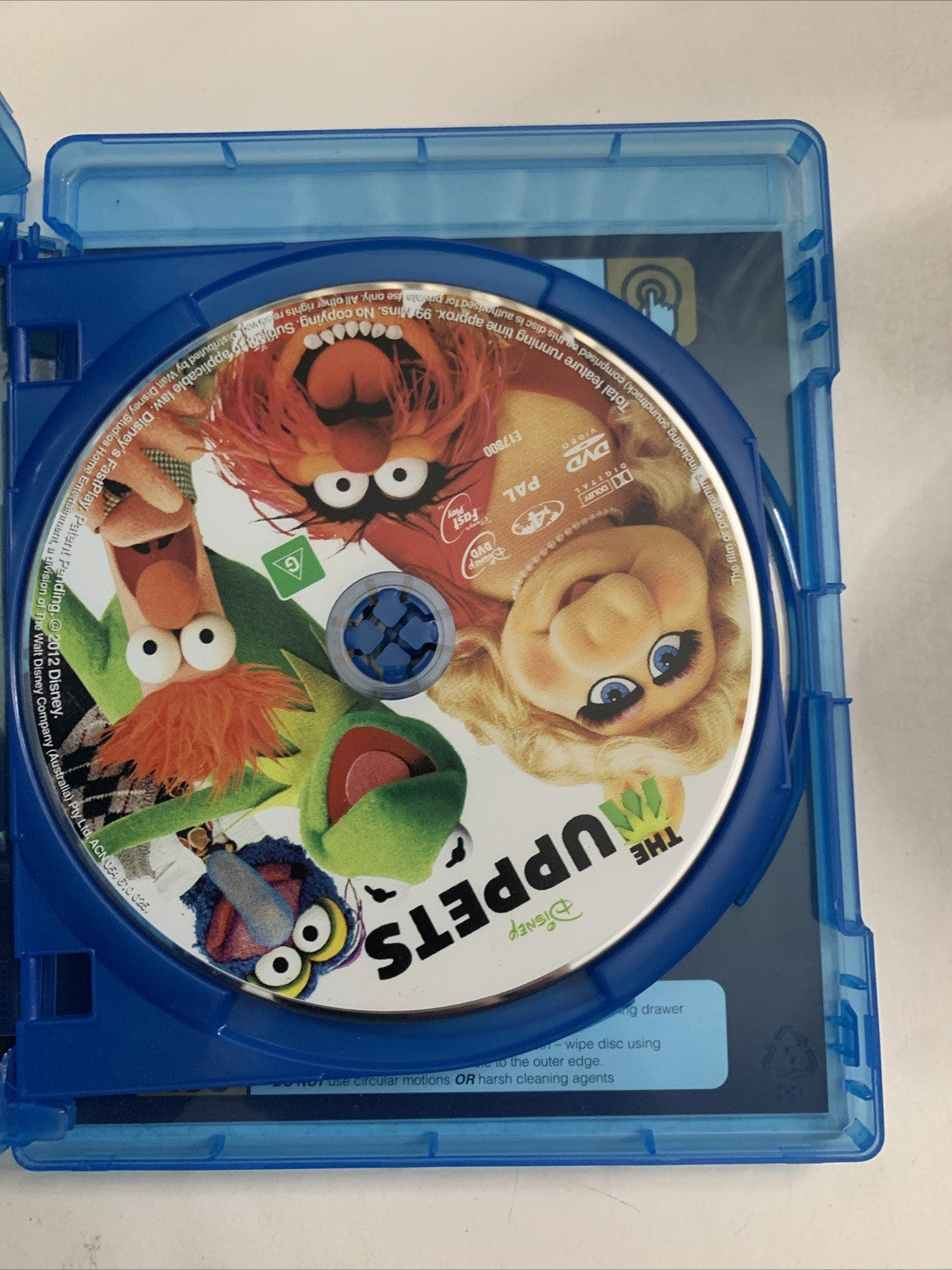 The Muppets (Blu-ray + DVD, 2011) Amy Adams Disney Film Region B &4