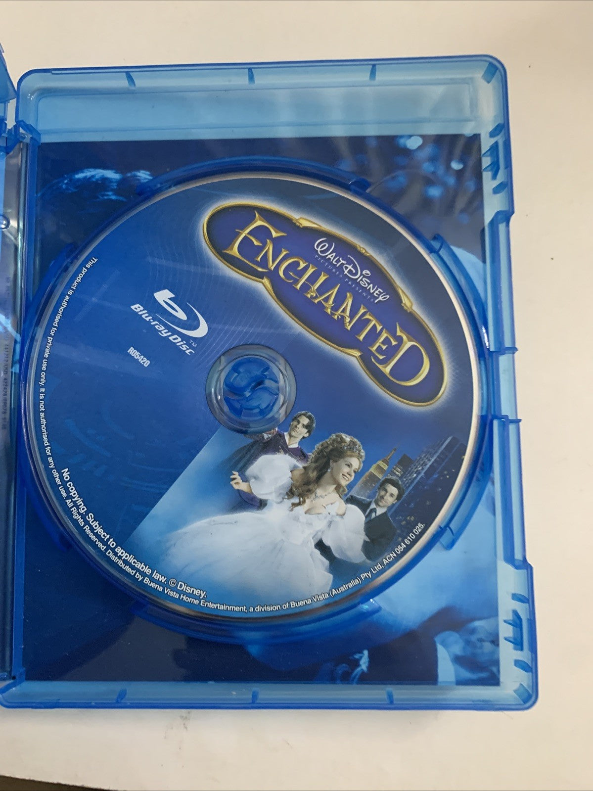 Enchanted (Blu-ray, 2007) Amy Adams Disney Film Region B