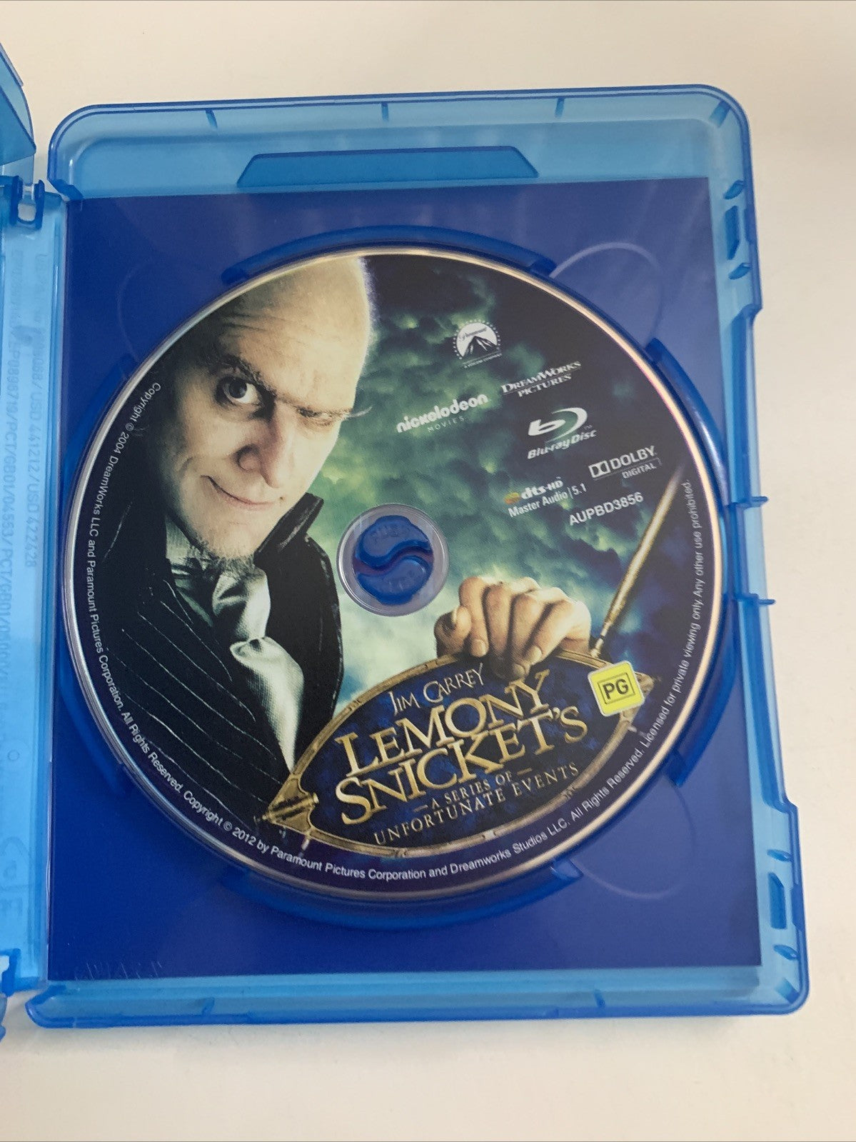 Lemony Snicket's A Series Of Unfortunate Events (Blu-ray, 2004) Jim Carrey