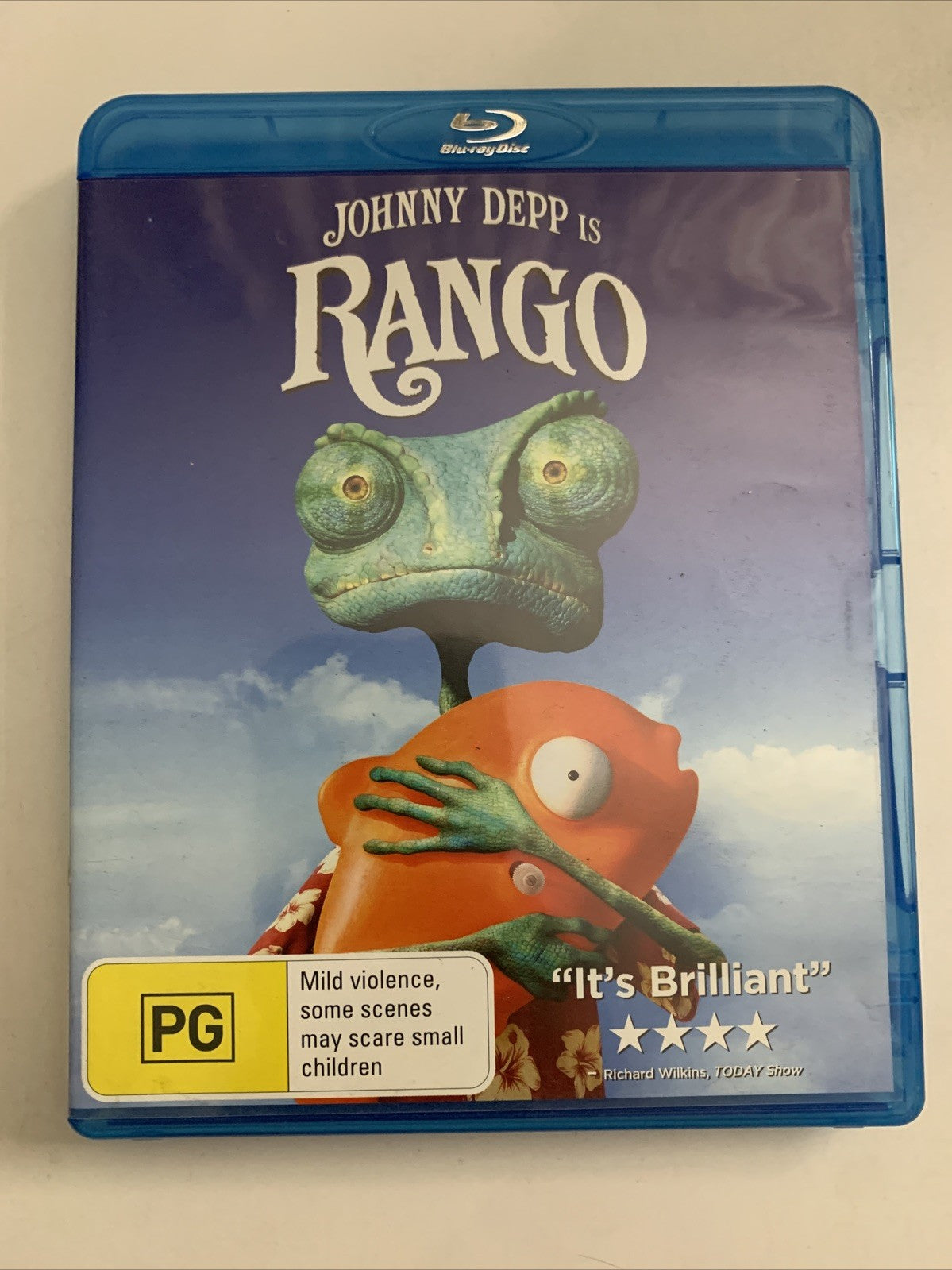 Rango (Blu-ray, 2011) Johnny Depp Animation Region B – Retro Unit