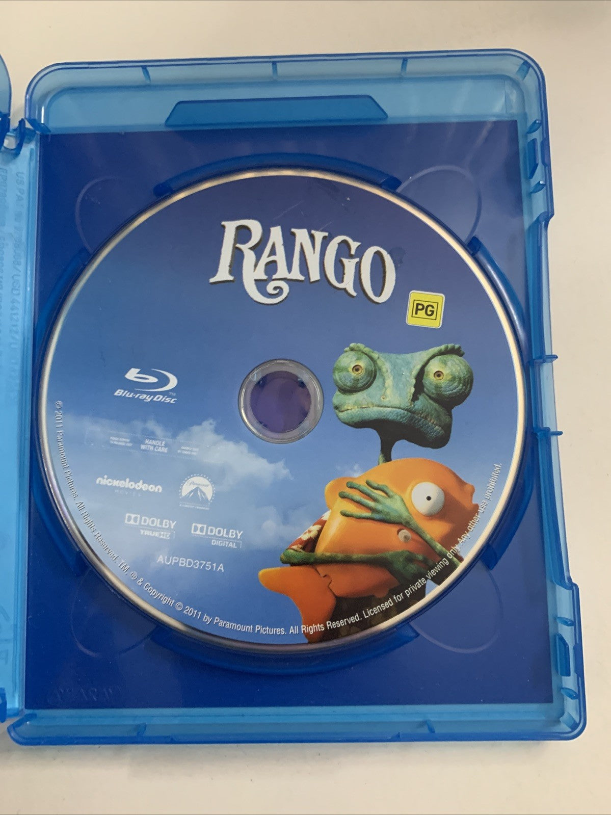 Rango (Blu-ray, 2011) Johnny Depp Animation Region B – Retro Unit